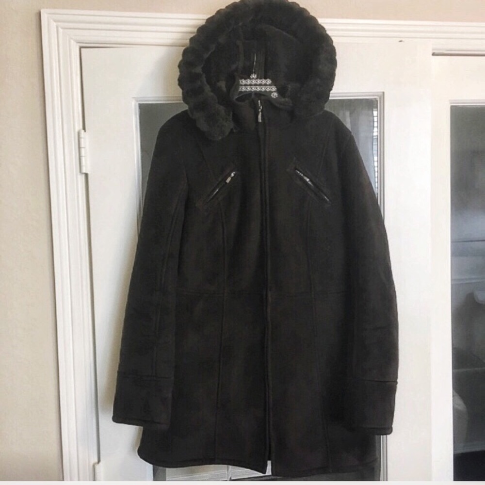 🍃Braetan Faux-Fur & Suede Winter Coat